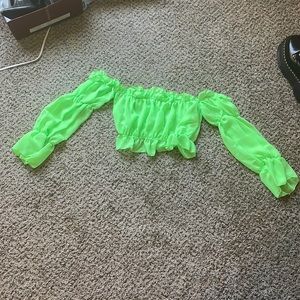 Off the shoulder blouse size Medium